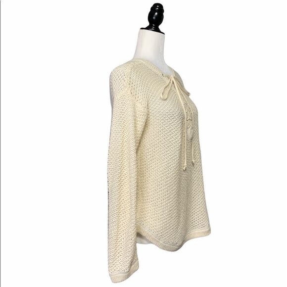 𝅺UO Kimchi Blue Lace Up Sweater - Picture 2 of 8